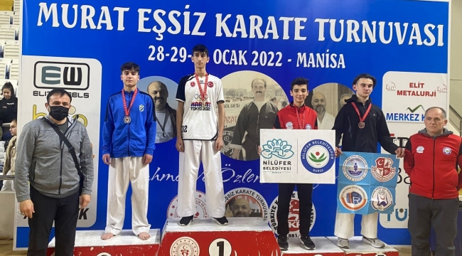 KARTEPELİ SPORCULAR BİRİNCİLİKLE DÖNDÜLER