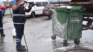 Kdz. Ereğli'de, 3 Bin Çöp Konteyneri Dezenfekte Ediliyor