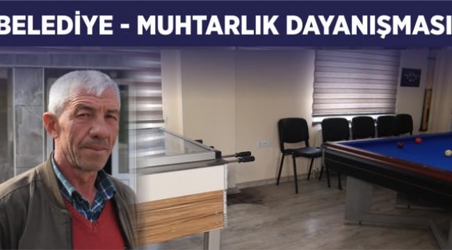 Muhtar ve imamın çalışmalarına bir destek de Başkan Özlü'den