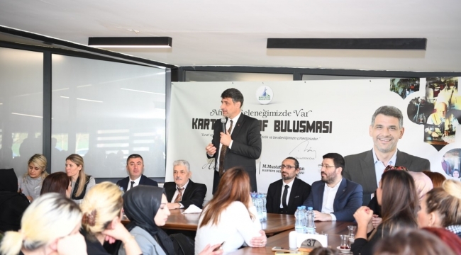 Mustafa Kocaman, kuaförlerle bir araya geldi