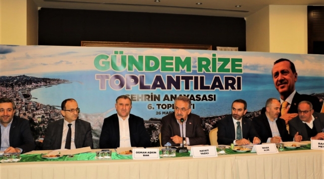 AK Parti 'Gündem Rize' toplantılarının 6.sı yapıldı