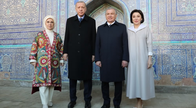 Cumhurbaşkanı Erdoğan, Türk İslam tarihinin önemli merkezlerinden Hive'yi ziyaret etti