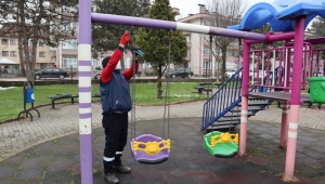 Düzce'de parklar bahara hazırlanıyor