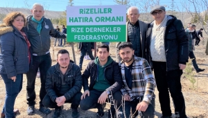 RİDEF ANKARA’DA RİZELİLER HATIRA ORMANI KURDU