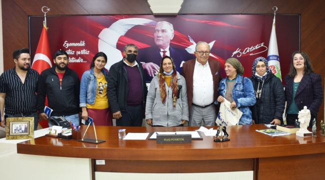 Başkanı Posbıyık, Roman vatandaşları ağırladı
