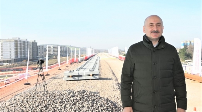 BURSA HIZLI TREN HATTINDA TÜNEL ÇALIŞMALARI HIZLA DEVAM EDİYOR