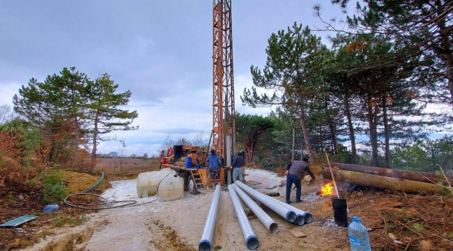 Büyükşehir 200 metre derinden suyu çıkarıp sorunu çözdü