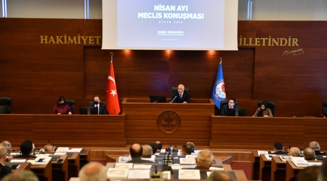 BÜYÜKŞEHİR BELEDİYE MECLİSİ NİSAN AYI İLK TOPLANTISI YAPILDI