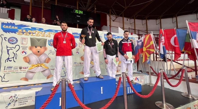 Büyükşehirli sporcu Sırbistan’da ikinci oldu