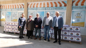 GURBETÇİLER, 150 GIDA KOLİSİ DESTEĞİNDE BULUNDU