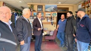 İL BAŞKANI ALİM’İN ESNAFLARINI ZİYARETLERİ DEVAM EDİYOR
