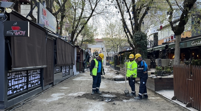 Kafeler Sokağı yenilenen yüzüyle bölgeye değer katacak