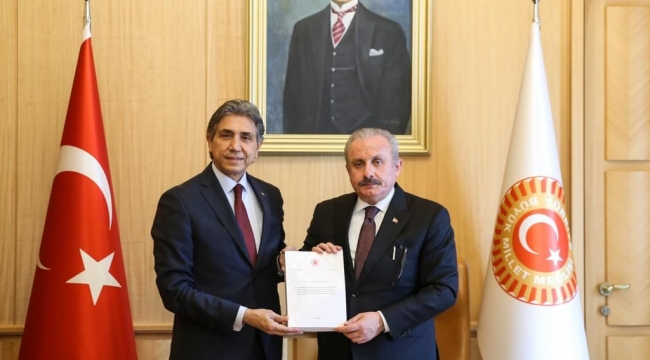 MÜSİLAJ SORUNUNU ARAŞTIRMA KOMİSYONU RAPORU, TBMM BAŞKANI ŞENTOP'A SUNULDU