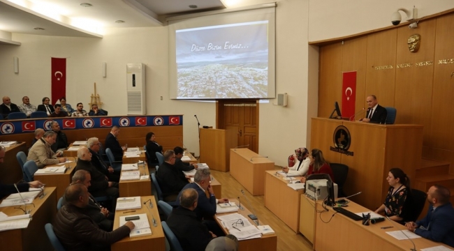 Nisan ayı meclisi 23 gündem maddesiyle toplandı