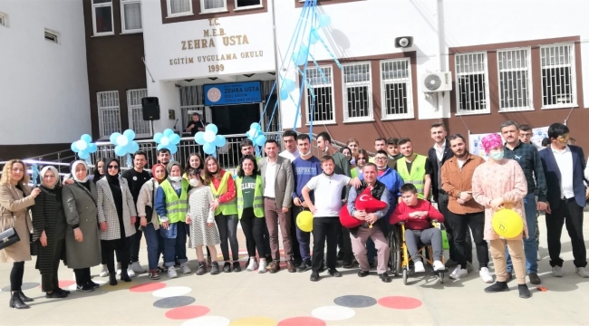 OTİZM GÜNÜ’NDE ÇOCUKLAR DOYASIYA EĞLENDİ