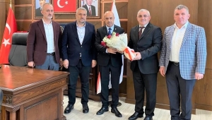 ÖZ GIDA- İŞ'TEN RİZE İL EMNİYET MÜDÜRÜ GÖKDUMAN'A ZİYARET
