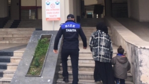 RİZE’DE DİLENCİ OPERASYONU