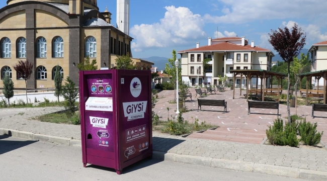 Safranbolu’da Giysi Kumbaralarına Destek Sürüyor