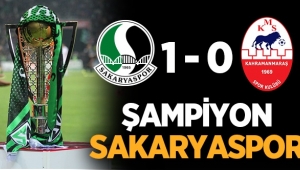 Şampiyon Sakaryaspor.....