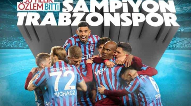 ŞAMPİYON TRABZONSPOR!!!