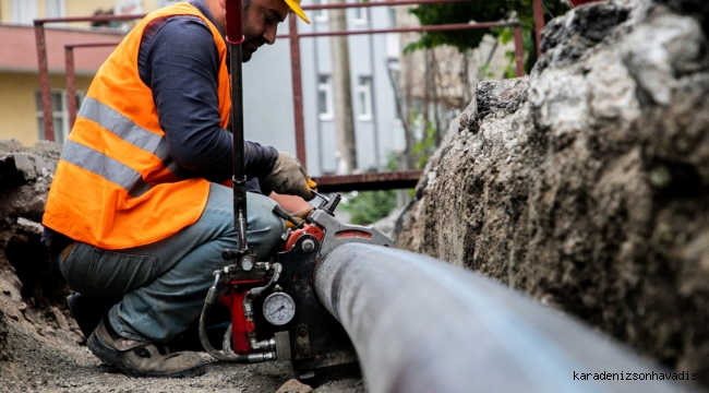 ALTYAPI HAMLESİ TAM GAZ SÜRÜYOR