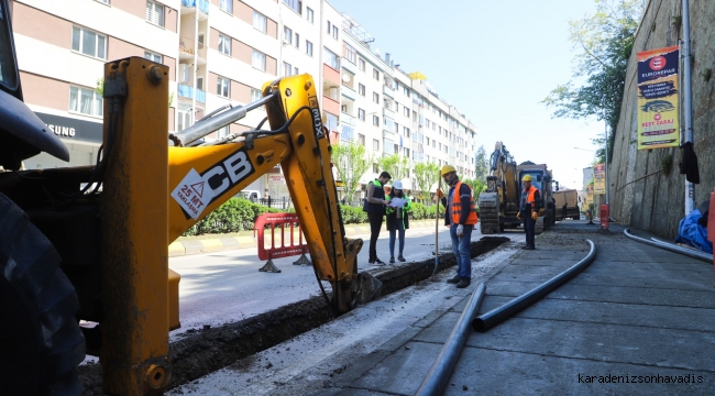 ALTYAPI HAMLESİ TAM GAZ SÜRÜYOR