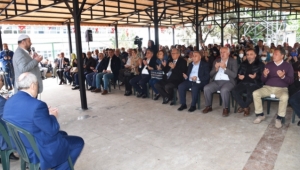 Ereğli'de şehir mezarlığındaki mevlid programına yoğun ilgi