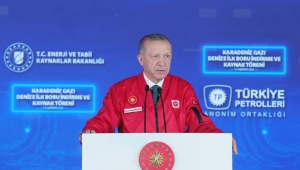 Cumhurbaşkanı Erdoğan, Karadeniz Gazı Denize İlk Boru İndirme ve Kaynak Töreni'ne katıldı