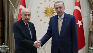 Cumhurbaşkanı Erdoğan, MHP Genel Başkanı Bahçeli’yi kabul etti