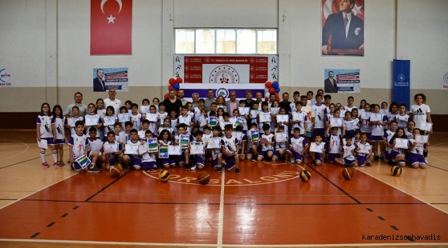 Kdz. Ereğli Belediyespor Salon Sporlarında, 130 Çocuk Sertifika Aldı