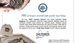 3400 Yıllık Baskı Kalıbı Yeniden Hayat Buluyor