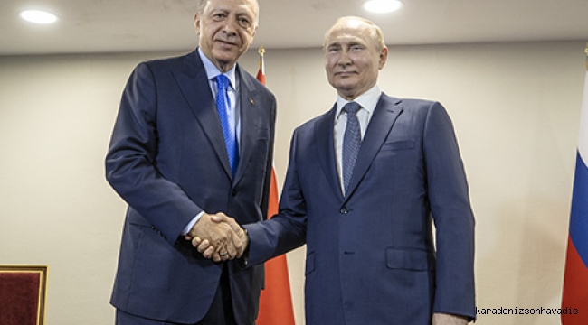 Cumhurbaşkanı Erdoğan, Rusya Devlet Başkanı Putin ile bir araya geldi