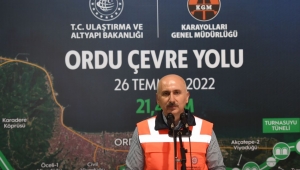 ORDU ÇEVRE YOLU İLE SEYAHAT SÜRESİ 40 DAKİKADAN 15 DAKİKAYA İNECEK