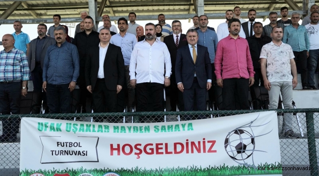 RİZE’DE “HAYDİ UŞAKLAR SAHAYA” TURNUVASINA GÖRKEMLİ TÖREN