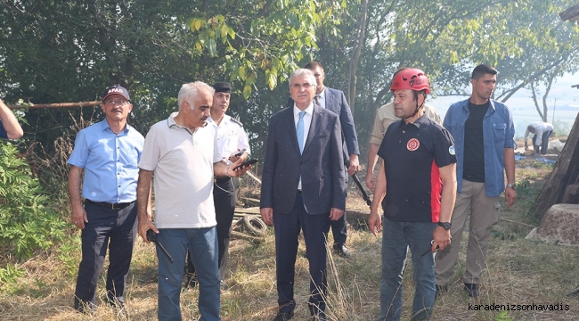 Yüce paylaştı: Yangın kontrol altına alındı