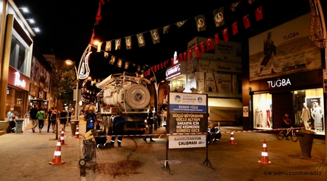 Çark Caddesi’nde hummalı çalışma