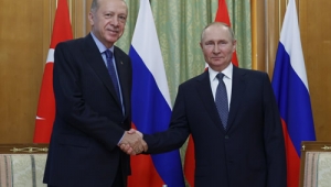 Cumhurbaşkanı Erdoğan, Rusya Devlet Başkanı Putin ile bir araya geldi