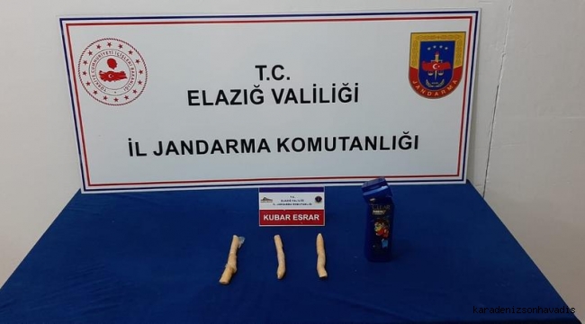 Elazığ’da Şampuan Kutularında Esrar Yakaladı