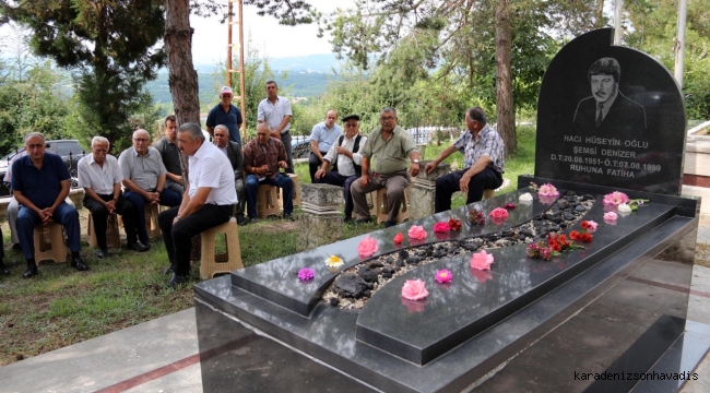 ŞEMSİ DENİZER, KABRİ BAŞINDA ANILDI