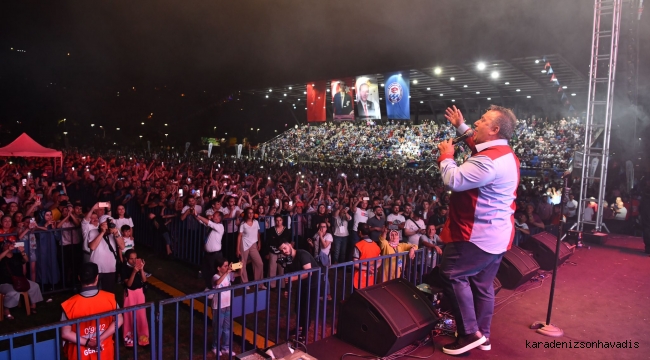 TRABZON’UN EĞLENCEYE DOYDUĞU FESTİVAL SONA ERDİ