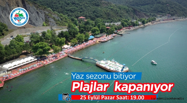 Belediye Plajları Sezonu Kapatıyor