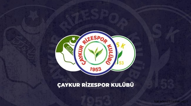 ÇAYKUR RİZESPOR'DAN BASIN AÇIKLAMASI