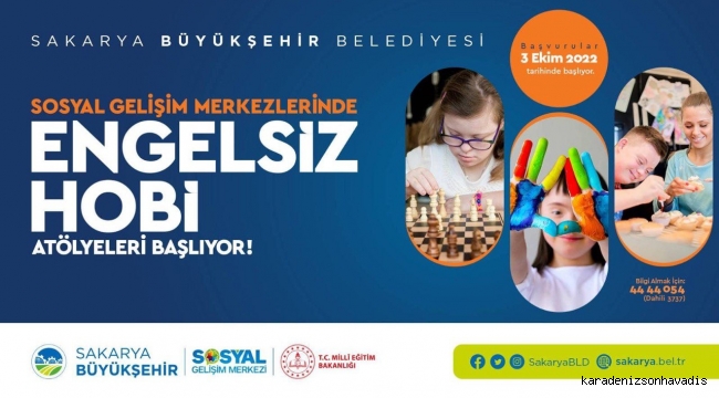 Engelsiz hobi atölyelerinde yeni dönem kayıtları başlıyor