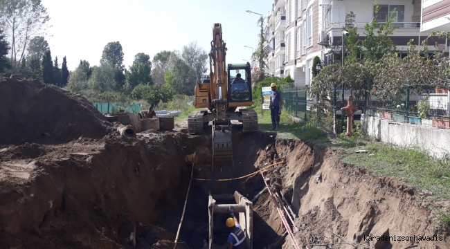 Karasu Aziziye Mahallesi’nin altyapı sorunu Büyükşehir ile çözüme kavuşuyor