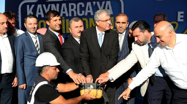 Kaynarca'ya 120 milyon TL'lik dev altyapı yatırımı