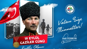 Kdz. Ereğli Belediye Başkanı Halil Posbıyık 19 Eylül Gaziler Günü Mesajı