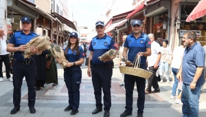 Zabıta teşkilatından esnaf ve vatandaşlara jest