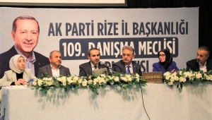 AK Parti Rize il danışma toplantısı Yazıcı başkanlığında toplandı