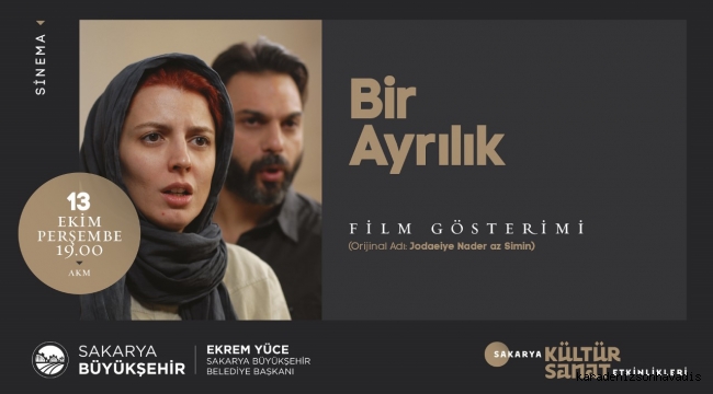 AKM’de ‘Bir Ayrılık’ isimli film gösterilecek