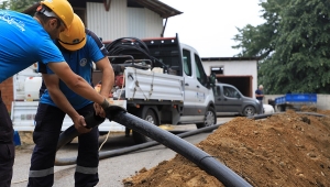 Çaybaşı Fuadiye Mahallesi’nin 2 bin metrelik hattı Büyükşehir ile yenileniyor